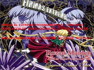 FIRMAS EXTREME FIRMAS AL EXTREMO PROXIMAMENTE EL CONCURSO REVELACION DE  ANIVICIOGAMERS,…. PODRAS VENCER………….. MAS INFORMACION VISTA NUESTRA SECION DE  NOTICIAS 