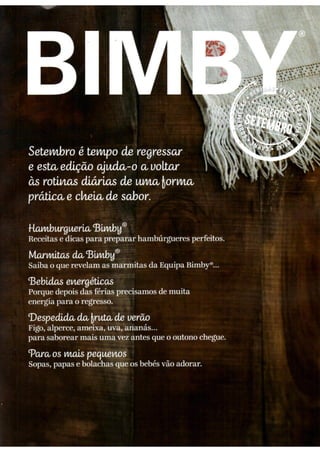Revista Bimby Setembro 2015