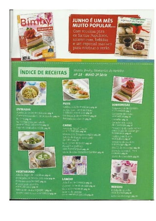 Revista bimby 2012 maio