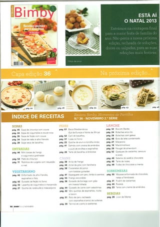 Revista bimby 2013 novembro