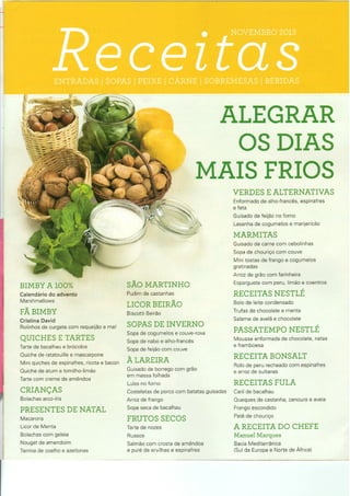 Revista bimby 2013 novembro