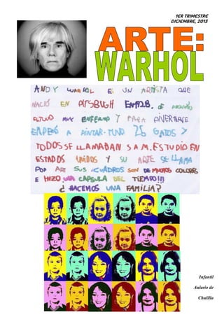 1er trimestre
Diciembre, 2013

Infantil
Aulario de
Chulilla

 