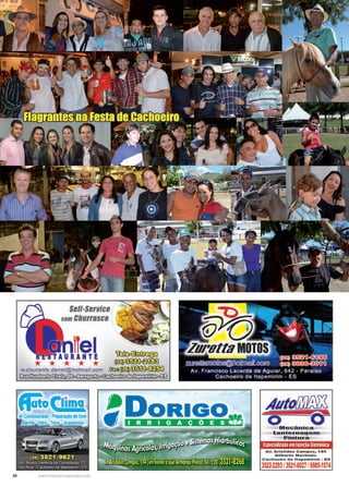 30 www.reportercapixaba.com
Sell-SBrJ/ICB
comChurrasco
nffel ~AURANTE n;r;l~...G'L'l~
* * * * *  P = ( J ~ ~r,estaur,ante.daniel@/ilotmail.f;c,,m GtiJl~~~
fil!Il~'iiJ:Ilt:b©j)o~o~(!()~o~
,r:lo(lima
ArCondicionado•Preparação deSom
Avio~
o o·Meçãnica,
ll~D-l_!lr,08~1!~'
~~ntur.a
Av. Aristides Campos, 185
GIiberto Machado
Cachoeiro de ltapemirim .. ES
3522-2293/3521-802719985-1574
 