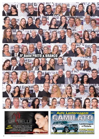 8 www.reportercapixaba.com
9º Baile PRETO & BRANCO
Ltda.
Lanternagem
- e Pintura
"
~
-o ~ ( ! B ~
 