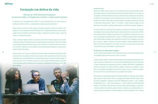 nº 3/2022
Formação em defesa da vida
Bolsistas da CAPES desenvolvem pesquisas
nas áreas de saúde e tecnologias para entender o comportamento humano
Os bolsistas são os protagonistas da CAPES. É na pós-graduação que está a maior parte da
produção científica do País, e os pesquisadores seguem na ponta dos projetos.
Alinne Tatiane Faria Silva e Esther Campos Fernández, bolsistas da CAPES em Genética e Bio-
química na Universidade Federal de Uberlândia (UFU), trabalham para detectar tumores pelo
sangue, sem necessidade de intervenção cirúrgica. A pesquisa da primeira é para o câncer de
mama e a da segunda, próstata.
“Após a coleta do sangue, lavamos e marcamos os leucócitos (células sanguíneas) com molé-
culas que vão ligar as células tumorais com determinadas características. Elas são colocadas
numa máquina chamada citômetro de fluxo, que nos indica se os pacientes estão com a doen-
ça”, diz Esther. “Além de ser mais simples, esse método permite acompanhar os pacientes ao
longo do tempo”, diz Alinne.
Patrícia Leite Costa é mestre em Ciências Farmacêuticas pela Universidade de Brasília (UnB).
Ela desenvolveu um produto à base de óleo de pequi e ácido anacárdico, derivado da casca da
castanha de caju, que pode dificultar a metástase do melanoma, um tipo de câncer de pele. “O
ácido anacárdico é uma molécula promissora e está na biodiversidade brasileira. Associado
ao óleo de pequi, pode ser aplicado como tratamento complementar do câncer de pele”, afir-
ma a cientista.
46
Na terra e no ar
Bolsistas da CAPES atuam na terra e no céu. José Darival Ferreira é doutorando em Bio-
diversidade Animal na Universidade Federal de Santa Maria (UFSM). Ele reconstrói, em
computador, cérebros de animais extintos, a partir de fósseis coletados em solo gaúcho.
Um deles é o do Buriolestes schultzi, dinossauro que viveu há 233 milhões de anos. “A
estrutura do cérebro indica que era, provavelmente, um animal caçador de boa visão
e olfato pouco desenvolvido”, relata. “É o primeiro e único encéfalo completo de um
dinossauro dessa idade. O estudo brasileiro pode ser referência mundial”, empolga-se.
Lorenzzo Mantovani é mestrando em Engenharia Aeronáutica e Mecânica no Instituto
Tecnológico de Aeronáutica. Ele participa do desenvolvimento do nanossatélite SPORT,
financiado pela Nasa, a agência espacial dos EUA. O lançamento está previsto para este
ano e sua pesquisa foi fundamental nos testes. “O SPORT será lançado para a ionosfera
para estudar bolhas de plasma, que interferem nos sinais GPS e atrapalham, por exem-
plo, a aviação”, explica o cientista. “Por terem tamanho e massa reduzidos, nanossa-
télites usam booms (lançadores) sem sistema de travas. Essas estruturas oscilam. Mas
constatamos que isso não impedirá o funcionamento”.
Da literatura aos influenciadores digitais
Estudos sobre um dos grandes nomes da literatura do País e sobre influenciadores digi-
tais também seguem transformando o saber e a história.
Cristiane Garcia Teixeira é mestra em História pela Universidade Federal de Santa Cata-
rina. Ela atribuiu a Machado de Assis a autoria de perfil biográfico do então imperador
D. Pedro II publicado sem assinatura na revista O Espelho (1859-1860). A pesquisadora
analisou as posições dos artigos de diversas edições e identificou um padrão. E notou
que “já nos primeiros parágrafos foi possível encontrar a ironia e a sutileza tão utiliza-
das nos textos escritos por Machado de Assis quando mais maduro”.
Doutorando em Administração pela Universidade Federal da Amazônia, Igor Gamma-
rano recebeu o prêmio Jane K. Fenyo, na categoria Best Student Research Paper, de um
dos mais prestigiados congressos da área de Marketing do mundo, o 2021 Academy
of Marketing Science – AMS Virtual Conference – Annual Conference, World Marketing
Congress. Ele analisou elementos que conectam influenciadores digitais e seguidores.
“Achados preliminares apontam quatro elementos intrínsecos aos influenciadores: ex-
pertise, número de seguidores, narrativas digitais e estilo de vida digital”, diz o cientista.
47
 