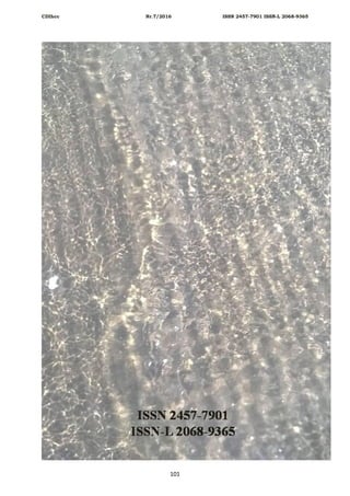 CDIhcc Nr.7/2016 ISSN 2457-7901 ISSN-L 2068-9365
101
 