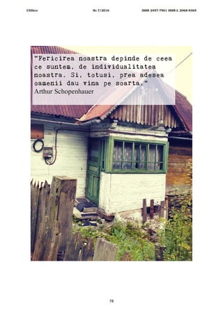 CDIhcc Nr.7/2016 ISSN 2457-7901 ISSN-L 2068-9365
78
 