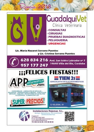 Romería 2018
Páginas 38-39
 