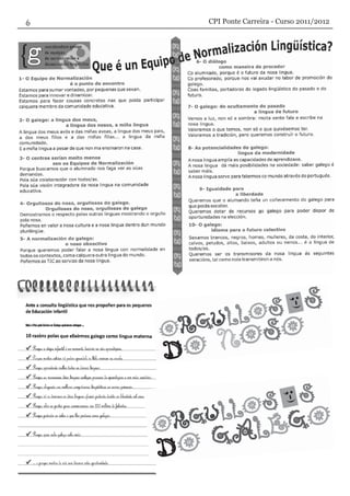 CPI Ponte Carreira - Curso 2011/2012
 