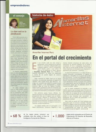 Entrevista - Cámara de Comercio de Lima 