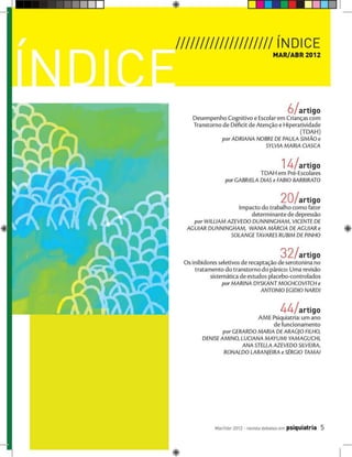 Debates em Psiquiatria