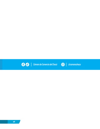 46
CámaradeComerciodelChocó @camarachoco
 