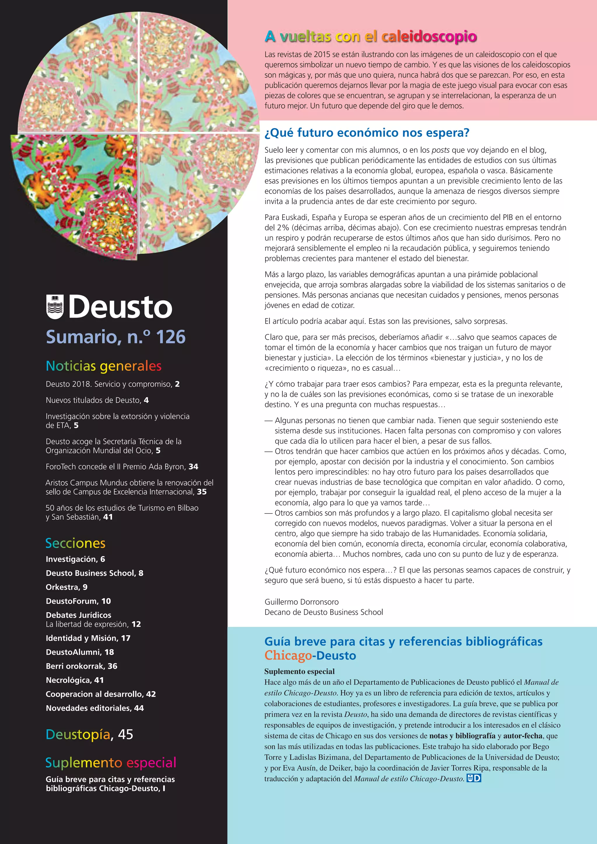 Revista Deusto nº 126 (primavera - udaberria. 2015) | PDF