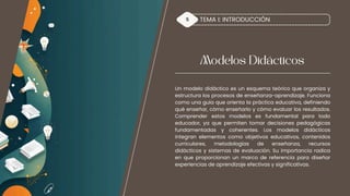 Teorías, Modelos y Enfoques de la Enseñanza | PDF