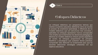 Teorías, Modelos y Enfoques de la Enseñanza | PDF