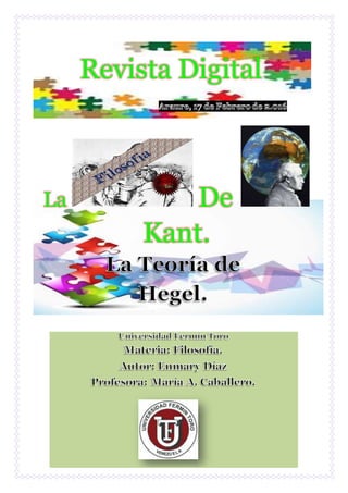 Revista Digital
La De
Kant.
 