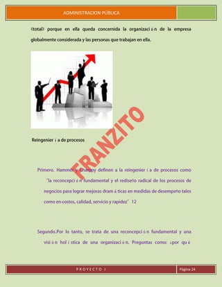 ADMINISTRACION PÚBLICA
P R O Y E C T O I Página 24
« »
ñ
ñ
¿
 