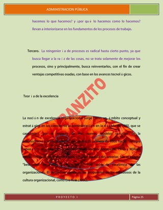ADMINISTRACION PÚBLICA
P R O Y E C T O I Página 25
¿
 