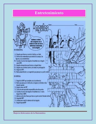 Mujeres Relevantes de la Matemática
Entretenimiento
 