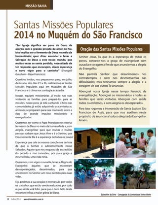 Revista divino oleiro julho 2014
