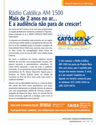 Revista divino oleiro julho 2014