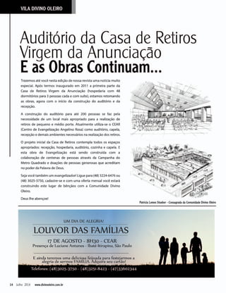 Revista divino oleiro julho 2014