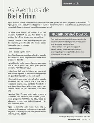 Revista divino oleiro julho 2014