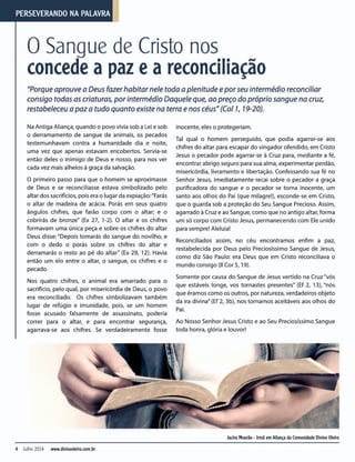 Revista divino oleiro julho 2014