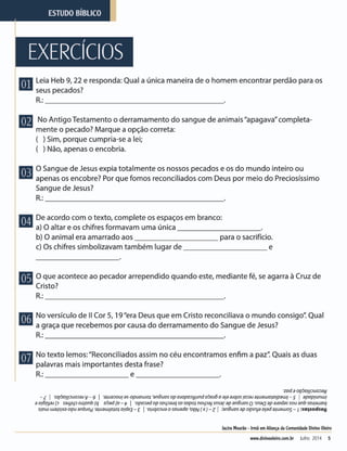 Revista divino oleiro julho 2014