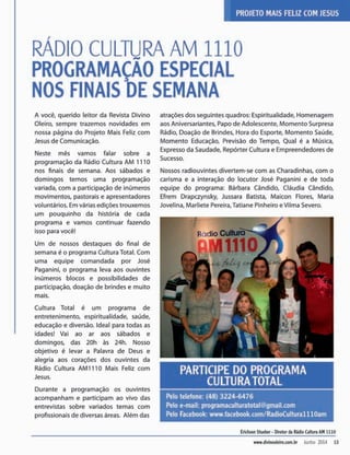 Revista Divino Oleiro Junho 2014