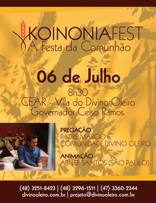 Revista Divino Oleiro Junho 2014