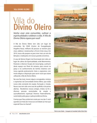 Revista divino oleiro_março_2014