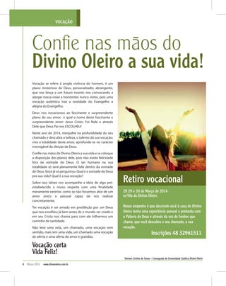 Revista divino oleiro_março_2014