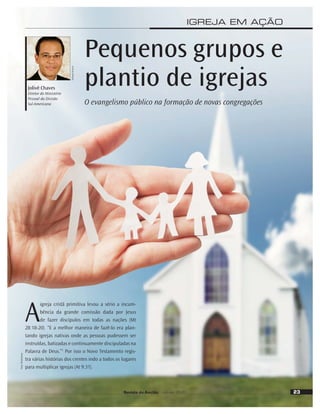 ESBOÇO DE SERMÃO
INTRODUÇÃO
1. “Bem-aventurados os paciﬁcadores,
porque serão chamados ﬁlhos de Deus.”
A bênção recai sobre os que fazem a
paz, e não simplesmente sobre os que
amam a paz.
a) É a sétima bem-aventurança.
b) Ela não foi dirigida somente aos dis-
cípulos, mas para todos aqueles que
estavam presentes. Cruzou séculos e
chegou até nós. É dirigida para nós que
vivemos hoje.
c) Contém princípios de aplicação universal.
d) Você só consegue ser um paciﬁcador, se
estiver cumprindo as condições descritas
nas bem-aventuranças anteriores:
(1) Os pobres de espírito; (2) os que choram;
(3) os mansos; (4) os que têm fome e sede
de justiça; (5) os misericordiosos; (6) os
limpos de coração.
2. É impossível ser paciﬁcador (assim como
foi Jesus), a menos que a paz de Deus,
que excede todo o entendimento, esteja
em nosso coração e em nossa mente.
a) Somos chamados a ser paciﬁcadores as-
sim como foi Cristo.
I. DEFININDO A PALAVRA
“PACIFICADOR”
1. Aquele que produz a paz é alguém que
busca, de todas as maneiras, fazer que o
mundo seja um lugar em que todas as
pessoas possam ser felizes. Os paciﬁca-
dores são muito necessários em nosso
mundo.
2. A ONU está empenhada em manter a paz
no mundo. Às vezes, consegue a paz. Ou-
tras vezes, tudo continua como antes.
3. Paz é muito mais que ausência de guerra,
de conﬂitos. É integridade, prosperidade,
bem-estar. É a presença da amorável har-
monia que promove relações positivas e
construtivas. É tudo aquilo que contribui
para o bem-estar do homem. A verdadei-
ra paz é uma inﬂuência ativa da divina
misericórdia e amor. Paz é fruto do Es-
pírito Santo.
a) Não depende de circunstâncias externas
para ser vivida.
4. Em alguns lugares do Oriente, quando as
pessoas se encontram, saúdam-se dese-
jando paz.
b) Shalom em hebraico signiﬁca paz, relacio-
namento feliz, comunhão e fraternidade.
II. QUEM ESTÁ RELACIONADO
COM A PAZ?
1. Deus.
a) Deus é chamado “Deus da paz”. Deus é
a fonte da paz. A paz é uma qualidade
fundamental de Seu ser.
b) Deus tomou a iniciativa para estabelecer
a paz entre Ele e o homem. “Sendo nós
ainda pecadores, fomos reconciliados
com Deus.”
2. Jesus.
a) A missão de Cristo foi restaurar a paz que
o pecado havia rompido. Isaías profeti-
zou com estas palavras: “O castigo que
nos traz a paz estava sobre Ele, e pelas
Suas pisaduras fomos sarados” (Is 53:5).
b) Cristo é nossa paz. Ele é o Príncipe da Paz.
c) Quando os anjos anunciaram aos pastores
que Cristo havia nascido, cantaram nas
planícies de Belém: “Glória a Deus nas
maiores alturas, e paz na Terra entre os
homens, a quem Ele quer bem!” (Lc 2:14).
d) Cristo disse: “Deixo-vos a paz, a Minha
paz vos dou”(Jo 14:27). Quem aceita Je-
sus em sua vida, tem paz.
e) Deixe que Jesus encha seu coração de
paz. Você vai ser a pessoa mais feliz do
mundo!
3. Todo aquele que ama a Jesus experimen-
ta uma mudança de vida.
a) A paz que Jesus coloca no coração apare-
ce claramente nas atitudes.
b) “Justiﬁcados, pois, mediante a fé, temos
paz com Deus por meio de nosso Senhor
Jesus Cristo” (Rm5:1). A obra redentora
de Cristo está contida na palavra “Paz”.
c) Essa paz deve ajudar-nos a vencer os te-
mores e dar-nos coragem para nos er-
guer acima das circunstâncias.
d) Qual é o milagre da paz de Cristo? É paz
apesar da tempestade. É uma paz tão
profundamente arraigada que nenhuma
circunstância externa pode perturbá-Ia.
III. OS FRUTOS DA PAZ
1.Viver a paz de Jesus produz três tipos de
frutos (paz em 3 níveis):
a) Paz com Deus.
b) Paz com nós mesmos (o coração não ﬁ-
cará cheio de frustrantes contradições
internas).
c) Paz com os outros.
(1) A paz se manifestará em nossas relações.
(2) Suavizaremos os conﬂitos.
(3) Nem sempre é possível ter paz com todas
as pessoas todo o tempo.
2. Paulo nos aconselha a:
a) Viver em paz com todos, na medida em
que isso depender de nós.
3. Existem pessoas que gostam de viver em
conﬂitos, de provocar brigas e encrencas.
a) Qual deve ser nossa postura?
(1) No que depender de nós, devemos estar
em paz com todos.
(2) Você não pode controlar os atos, o pen-
samento nem o comportamento de outra
pessoa. Você pode, contudo, usar sua in-
ﬂuência para acalmar uma situação tensa.
(3) Você pode recusar tomar parte de um
partido.
(4) Faça tudo o que estiver em seu poder
fazer, e quando você souber que já fez
isso, estará em paz consigo mesmo e
com Deus.
CONCLUSÃO
1. Lute para que não haja divisão na família.
2. Lute para que não haja divisão na igreja,
nem discórdia entre os membros.
3. Mostre interesse em atividades que con-
tribuem para a paz na sociedade.
4. Você deve ser um facilitador no proces-
so de união entre Deus e Suas criaturas
alienadas.
a) Ser cristão é ser um paciﬁcador! Busque
sempre a paz.
Laércio Mazaro é diretor de Comunicação da
União Central Brasileira
Anotações:
Os Paciﬁcadores
Mateus 5:9
21
Revista do Ancião out-dez 2010
 