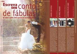 21
RevistaDowntown
20
RevistaDowntown
O convite para um evento é
o ponto de partida para o
sucesso. Quem não sonhou
com letras douradas em um
fundo branco? É preciso
destinar a missão de dar vida
ao que foi imaginado a uma
empresa responsável e com
o know how para tornar isso
realidade. Em 1999 a aCores
começou a atuar no mercado
como gráfica rápida e com
o diferencial de ter o design
como um ponto forte.
A impressão é realizada em
diversos tipos de material e
acabamentos. São prestados
serviços diversos, como: im-
pressão digital p&b e colorida,
plotagem cad, adesivo de
recorte e microperfurado, im-
pressão off-set, acabamentos
especiais, grandes formatos,
sinalização, adesivos decorati-
vos e recorte eletrônico.
As fotos registram momentos
únicos na vida de uma pessoa,
acontecimentos históricos
da humanidade e passagens
cheias de recordações para
grupos de amigos e familiares.
Uma foto é mais que um
momento estático, é o ponto
de partida para uma série
de lembranças.
Sobre o comando do fotógrafo
JC Rizo, que conta com mais de
dez anos de experiência, o JS
Studio dispõe de profissionais
qualificados, lançando mão de
equipamentos de ponta para
obter o melhor resultado para
seusclientes.Capacitadoapro-
duzirdesdebooksatécobertu-
rasimpecáveisdeeventos,com
linguagem jornalística ou uma
pegada de moda. Superar as
expectativas e transformar
os sonhos em imagens é o
objetivo principal.
Celebrado em uma sala de
audiência, aberto ao público
e de portas abertas durante
sua realização. Devem estar
presentes o juiz, o escrevente,
osnoivosetestemunhas.Após
confirmaremsuavontadedecasar,
osnoivosassinamostermose
recebemacertidãodecasamento.
Para aqueles que desejam
oficializarsuauniãoemcartório,
oDowntownéumaótimapedida.
Para que seja possível dar
andamento ao processo, são
necessáriososseguintesdocu-
mentos:certidãodenascimento,
carteira de identidade, CPF,
comprovantesderesidênciaatu-
alizados,carteiradeidentidadede
duastestemunhasmaioresde18
anoseformuláriocedidopelocar-
tóriocomqualificação(endereço,
estadocivil,profissão,naturalidade
eidade)dosnoivos,dospaisdos
noivosedastestemunhas.
aCores–Bl.03;Lj.117
JSStudioFotoeVídeo–Bl.20;Lj.222
Cartório12ºCircunscrição–Bl.08;Lj.117
Convidecomestilo
Ahistóriaemumclique
Depapelpassado
Serviços
O casamento sempre foi considerado um dos momentos mais especiais da vida de uma
pessoa, na verdade de duas. Muito é vivido desde o instante do primeiro olhar, dos
encontros iniciais ainda cheios de dúvidas e timidez, de insegurança e, ao mesmo tempo,
repletos de uma beleza rara que encanta os que estão em volta até o infinito segundo
de dizer “sim” a um dos questionamentos mais conhecidos da humanidade. Vivenciar
esta emoção única, que não encontra em nenhum outro rito semelhança, é a busca
de muitos, certeza de tantos e o pranto certo de mães e familiares que assistem a
tamanha beleza de sentimentos simbolizados no matrimônio.
Os casamentos na monarquia são os mais pomposos e famosos do mundo e a história
vem sendo escrita há muitos séculos: em 1947, com a união entre a princesa Elizabeth
e o príncipe Philip; depois com Charles desposando Diana; e, para aqueles que sempre
acharam que a família real não poderia se unir à plebe, o amor mostrou-se maior e
William, neto de Elizabeth, recebeu a mão da Cinderela Kate, que teve o mun-
do assistindo a sua cerimônia solene. No caso dos abastados pombinhos
ingleses o ato principal foi na Abadia de Westminster e a festa no Palácio
de Buckinham. E você, já sabe onde e como será seu casamento?
Veja as dicas preciosas que a editora da Revista iCasei, Carolina
Galhardo, dá para você organizar o evento da sua vida: “A primeira
coisa a se pensar em uma festa de casamento é planejar. Com
planejamento – sobretudo financeiro – tudo é possível. Afinal,
será um dos dias mais importantes da vida do casal e ser do
jeito que sempre sonharam é essencial.
Procure colocar prioridades na hora de fechar os detalhes. Por
exemplo,comecepelositensqueirãoimpactar,comobuffet,local,
igreja, lista de convidados. Outras questões podem ser fecha-
das com mais calma e dependem desses itens prioritários.
Outra dica muito importante para os casais é: o casamento
é um momento único para vocês mas também para os seus
convidados. Escolha as refeições, brindes e detalhes levando
em conta seu gosto e o da maioria. Além disso, não esqueça de
agradecer pelos presentes recebidos, é elegante e deixa os convida-
dos satisfeitos. Depois é só curtir o grande dia e comemorar!”, aconselha.
Da realeza à plebe, todos querem um casamento perfeito
conto
de fábulas
Escreva
seu
 