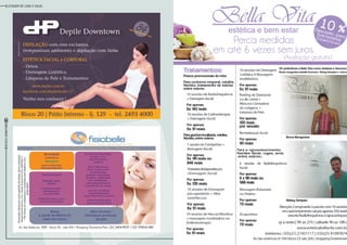 Listagem de lojas e salas
52
RevistaDowntown
 