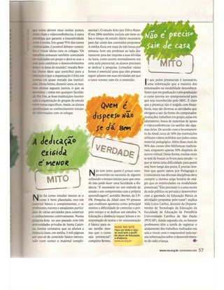 Revista educação ead mitos e verdades