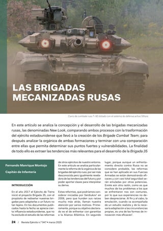 24  /  Revista Ejército n.º 947 • marzo 2020
Fernando Manrique Montojo
Capitán de Infantería
En este artículo se analiza l...