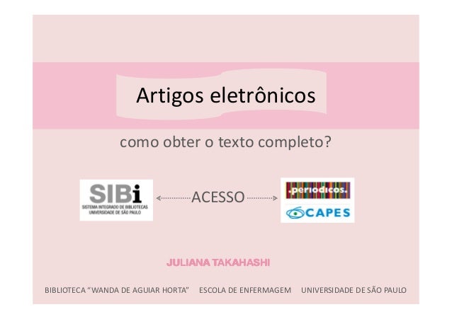 Artigos eletronicos