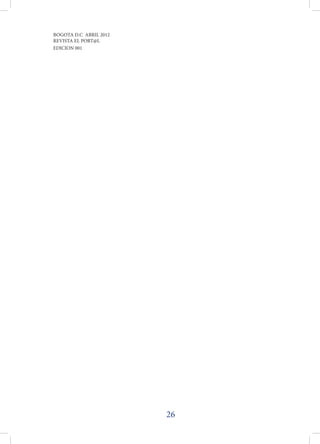 BOGOTA D.C ABRIL 2012
REVISTA EL PORT@L
EDICION 001




                        26
 