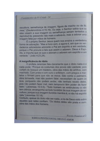 Revista Escola Dominical- IPDA