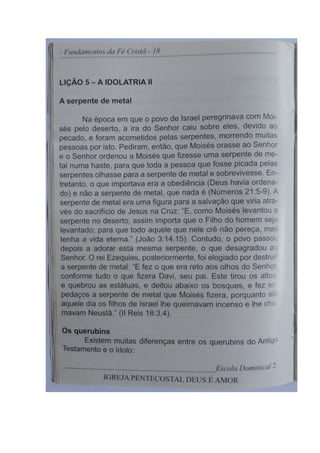 Revista Escola Dominical- IPDA