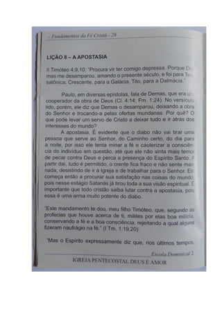 Revista Escola Dominical- IPDA