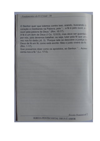 Revista Escola Dominical- IPDA