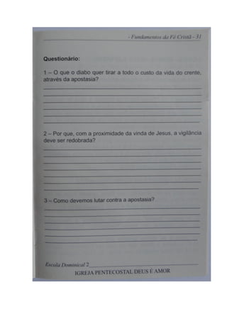 Revista Escola Dominical- IPDA