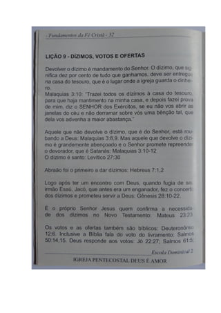 Revista Escola Dominical- IPDA