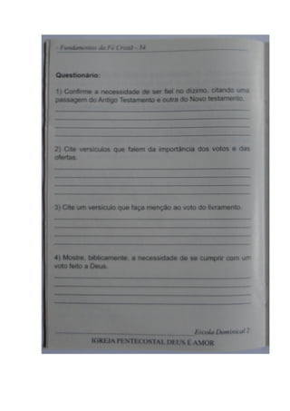 Revista Escola Dominical- IPDA