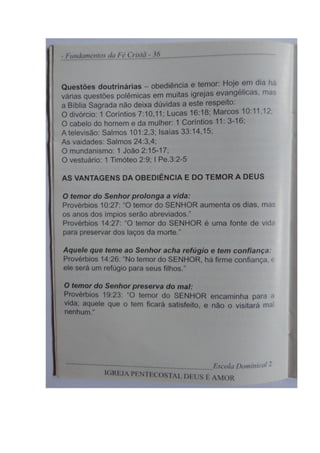 Revista Escola Dominical- IPDA