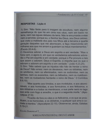 Revista Escola Dominical- IPDA