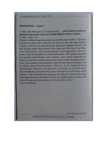 Revista Escola Dominical- IPDA